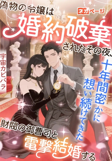 偽物の令嬢は婚約破棄されたその夜、彼女を十年間密かに想い続けてきた財閥の御曹司と電撃結婚する