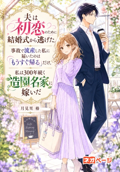 夫は初恋のために結婚式から逃げた。事故で流産した私に届いたのは「もうすぐ帰る」だけ。私は300年続く造園名家に嫁いだ