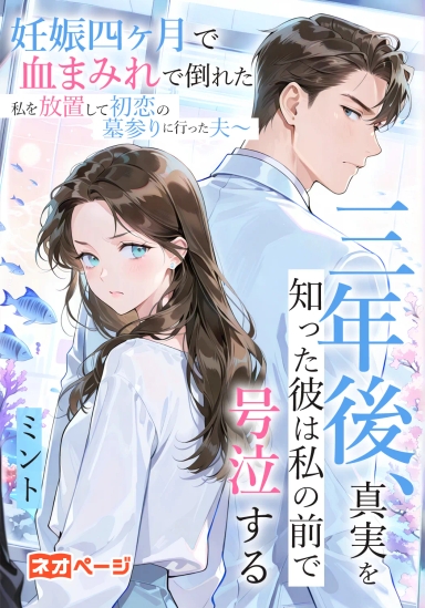 妊娠四ヶ月で血まみれで倒れた私を放置して初恋の墓参りに行った夫～三年後、真実を知った彼は私の前で号泣する