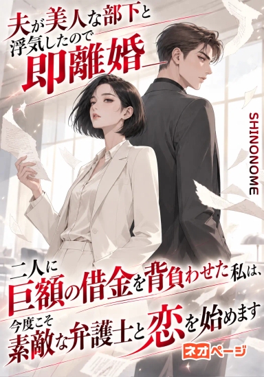 夫が美人な部下と浮気したので即離婚――二人に巨額の借金を背負わせた私は、今度こそ素敵な弁護士と恋を始めます