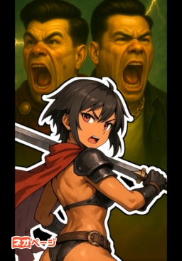 褐色系美少女剣士が、お喋りな魔剣に溺愛されて、親の敵討ちに出る物語
