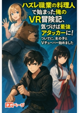 ハズレ職業の料理人で始まった俺のVR冒険記、気づけば最強アタッカーに！ついでに、女の子とVチューバー始めました