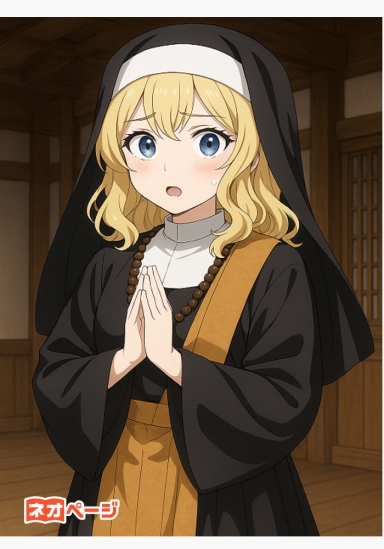 童貞坊主がお経をあげていたら、転生して美少女シスターになってしもうたがな！