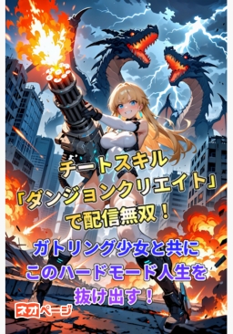 チートスキル「ダンジョンクリエイト」で配信無双！ガトリング少女と共にこのハードモード人生を抜け出す！