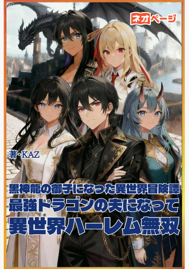 黒神龍の御子になった異世界冒険譚～最強ドラゴンの夫になって異世界ハーレム無双～