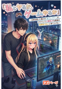 『私とヤるか、ゲームやるか』正体を隠した憧れの神プレイヤーが、タワマンで小悪魔JKを最強の指揮官（IGL）に育て上げる