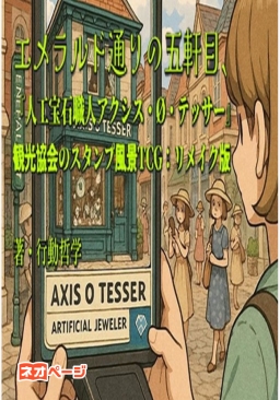 リメイク版エメラルド通りの五軒目、人工宝石職人アクシス・Ø・テッサー 観光協会のスタンプ風景TCG