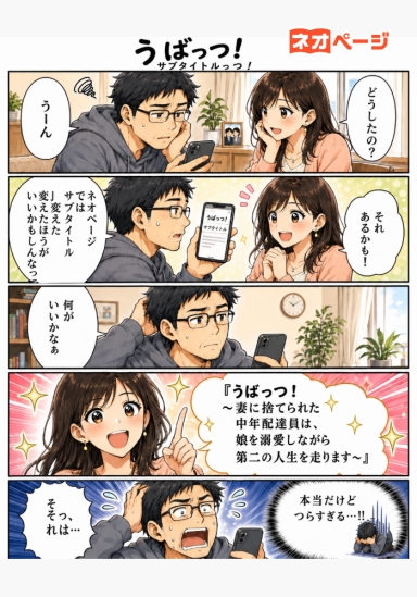 うばっつ！〜ある中年ウーバー配達員の物語〜