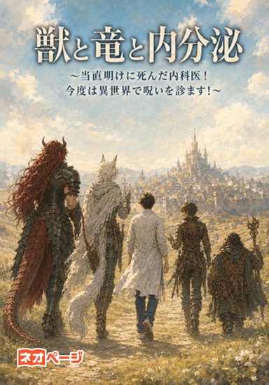 獣と竜と内分泌 ～当直明けに死んだ内科医！今度は異世界で呪いを診ます！～