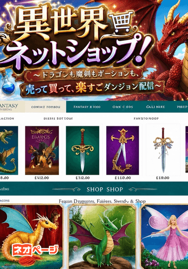 異世界ネットショップ！〜ドラゴンも魔剣もポーションも、売って買って、楽すごダンジョン配信〜